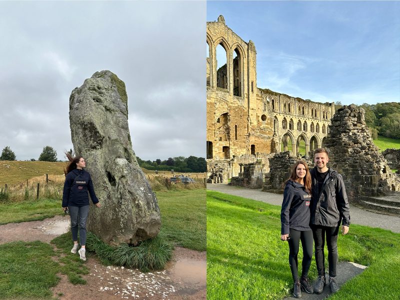 Dan a manželka v Anglii